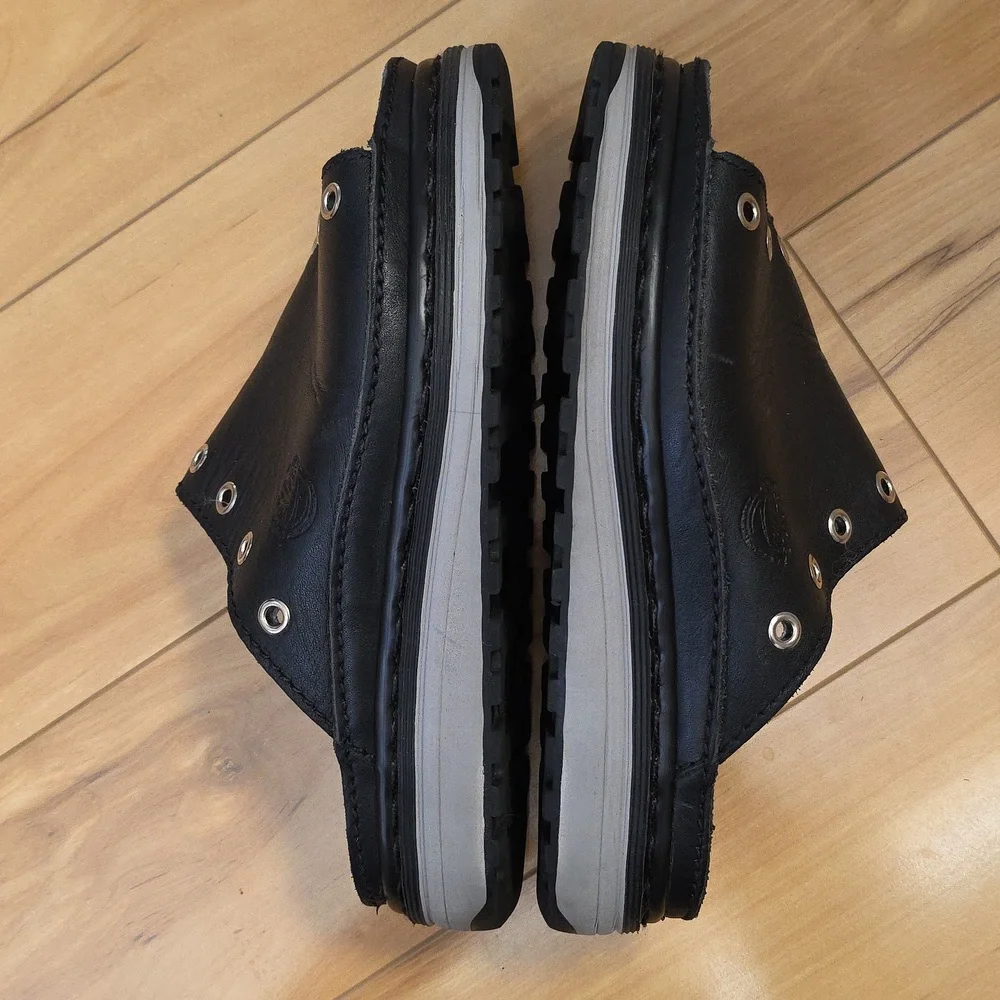 Dr. Martens Vintage Rare 9498 Black Slide Sandal w/ Grommets UK 6 Women 8-8.5🦋 - Picture 9 of 12